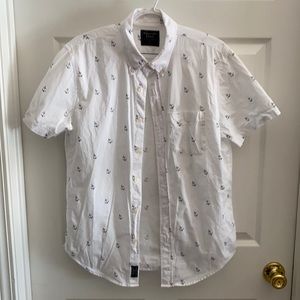 Abercrombie men’s button down short sleeve shirt